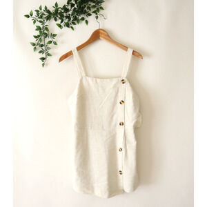 NEW Altar'd State Ivory Side Button Skort Dress Size Medium